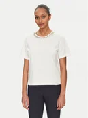 Koszulki i topy damskie - Morgan T-Shirt 251-DOUTI Biały Regular Fit - miniaturka - grafika 1
