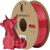 Filamenty i akcesoria do drukarek 3D - Copymaster3D PLA Silk filament for 3D printer, 1.75 mm, red - miniaturka - grafika 1