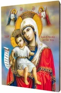 Ikony i obrazy sakralne - Ikona Matki Bożej "Godne Jest" - miniaturka - grafika 1