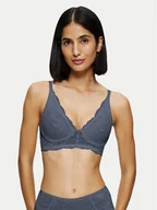 Biustonosze - Triumph Biustonosz bezfiszbinowy Amourette Charm 10214451 Niebieski - miniaturka - grafika 1