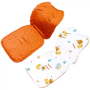 Pokrowiec na siedzisko spacerówki - pokrowiec na spacerówkę Wkładka na siedzisko do fotelika dziecięcego oddychająca uniwersalna 75 x 35cm miś - Akcesoria do fotelików - miniaturka - grafika 1