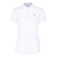 Koszulki i topy damskie - Diadora Diadora L. Polo Court koszulka damska biały biały M 102172448 - miniaturka - grafika 1