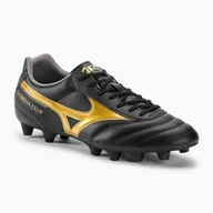 Piłka nożna - Buty piłkarskie męskie Mizuno Morelia II Club MD black/gold/dark shadow - miniaturka - grafika 1