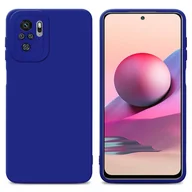 Etui i futerały do telefonów - Cadorabo Etui do Xiaomi RedMi NOTE 10 4G / RedMi NOTE 10S Pokrowiec ochronny z niebieskiego silikonu TPU Etui na telefon komórkowy - miniaturka - grafika 1