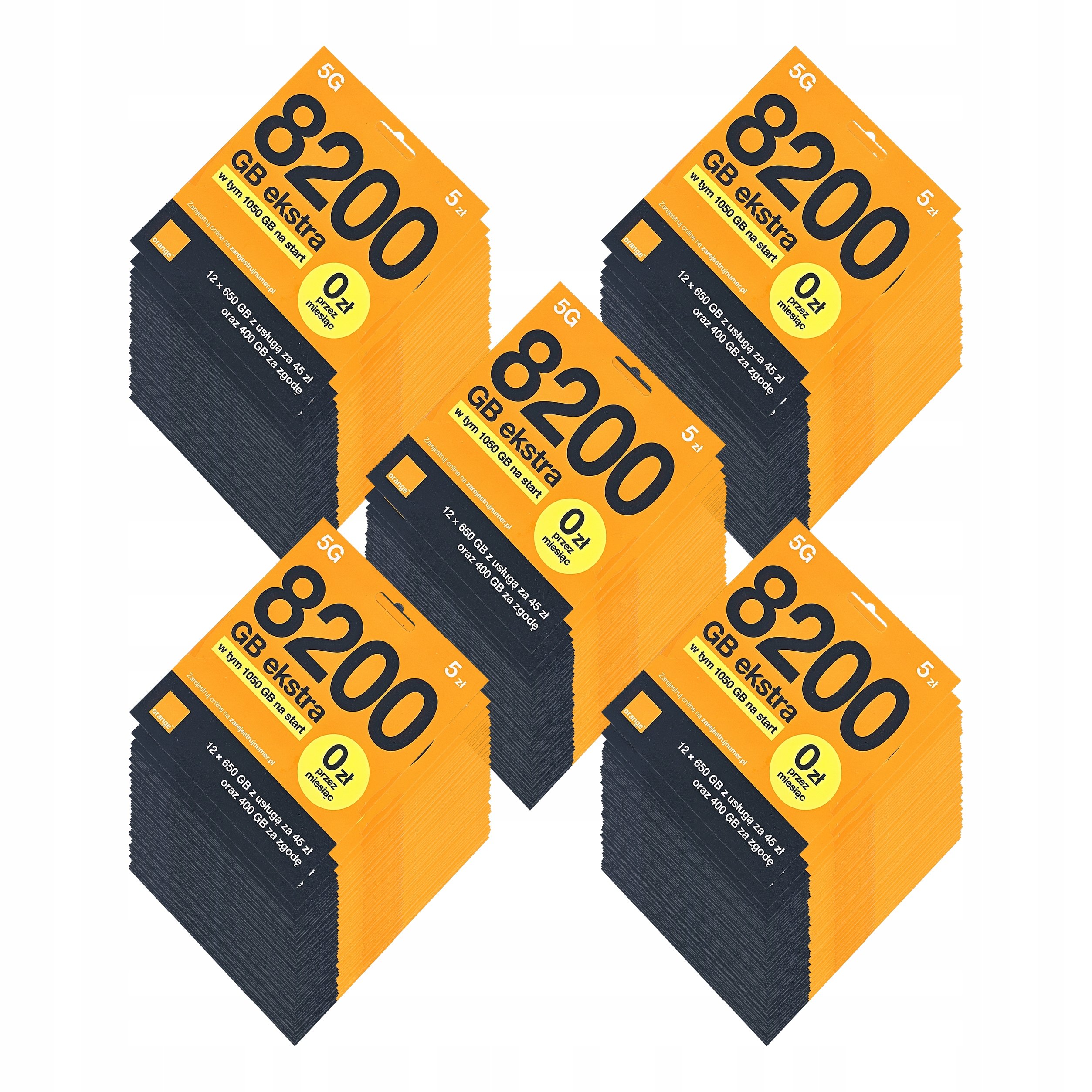 Starter Orange bez limitu 6 Gb hurt [250 szt.]