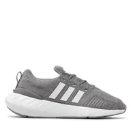 Sneakersy damskie - Sneakersy adidas Swift Run 22 J GW8178 Szary - miniaturka - grafika 1