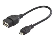 Kable USB - DIGITUS - Kabel USB - USB na mini-USB typ B - 20 cm - miniaturka - grafika 1
