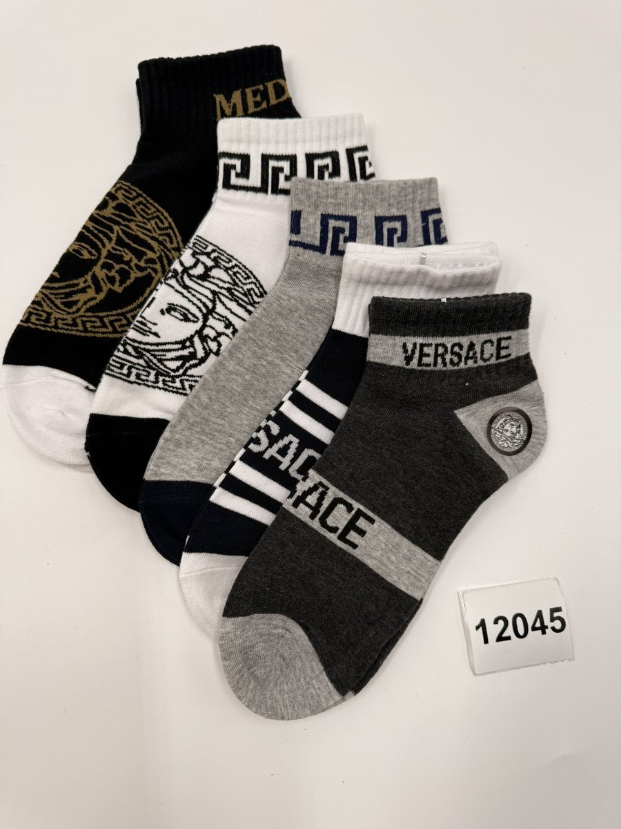 Męskie skarpety VERSACE rozmiar 42-46 pięć par (12045w8