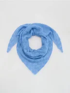 Czapki damskie - Reserved - Chusta z wełną i moherem - jasnoniebieski - miniaturka - grafika 1