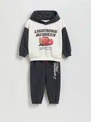 Bluzy i sweterki niemowlęce - Reserved - Komplet Auta - ciemnoszary - miniaturka - grafika 1