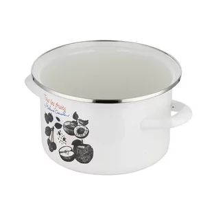 Garnek emaliowany Emalia Polska Pleszew Fruits by Mateusz Gessler 18 cm 2,65 l - Garnki - miniaturka - grafika 3