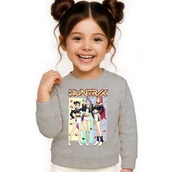 Bluzy dla dziewczynek - BLUZA DZIECIĘCA KPOP DEMON HUNTERS HUNTRIX 104 BAWEŁNIANA JAKOŚĆ - miniaturka - grafika 1