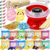 Inne urządzenia gastronomiczne - Zestaw Maszyna do Waty Cukrowej + Cukier 12x 100g Saszetki+ Patyki+ Posypki - miniaturka - grafika 1