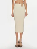Spódnice - Patrizia Pepe Spódnica ołówkowa 2G0974/K021-W362 Écru Modern Slim Fit - miniaturka - grafika 1