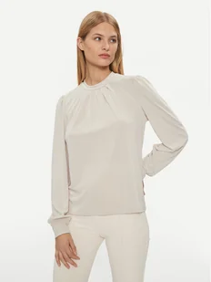 ONLY Bluzka 15303795 Beżowy Regular Fit - Bluzki damskie - miniaturka - grafika 1