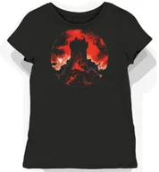 Koszulki i topy damskie - Koszulka damska czarna z motywem czerwonej machiny oblężniczej L - miniaturka - grafika 1