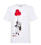 Koszulki i topy damskie - Koszulka Disney T-shirt Biała Carl XS - miniaturka - grafika 1