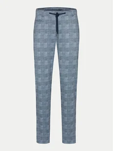 Bugatti Chinosy 4036 56818A Niebieski Slim Fit - Spodnie męskie - miniaturka - grafika 1