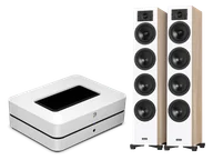 Zestawy stereo - Bluesound POWERNODE (biały) + Diva 6 (dąb) - miniaturka - grafika 1