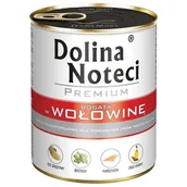 Mokra karma dla psów - Dolina Noteci Premium Pies Wołowina puszka 800g 5900842012443 - miniaturka - grafika 1