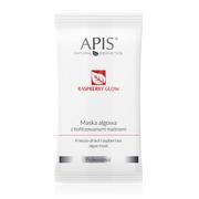 Maseczki do twarzy - Apis raspberry glow, maska algowa z liofilizowanymi malinam 20g P131772 - miniaturka - grafika 1