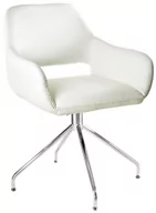Krzesła - Unique Krzesło Talia białe - miniaturka - grafika 1
