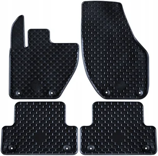 Dywaniki gumowe do Volvo V40 II (2012-2019) miarowe czarne zestaw - Dywaniki samochodowe - miniaturka - grafika 1