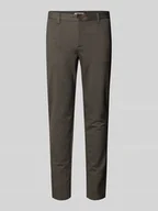 Spodnie męskie - Chinosy o kroju slim fit z mieszanki wiskozy model ‘MARK’ - miniaturka - grafika 1