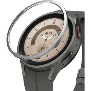 Ringke Etui Bezel Styling do Samsung Galaxy Watch 5 Pro 45mm Srebrny - Akcesoria do smartwatchy - miniaturka - grafika 1