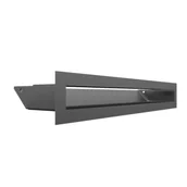 Akcesoria kominkowe - Kratki.pl LUFT grafitowy 6x40 LUFT/6/40/45S/G - miniaturka - grafika 1