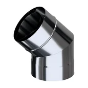 Akcesoria kominkowe - ADAM GAS Kolano 130/200 45° - miniaturka - grafika 1