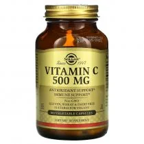 Solgar Vitamin C 500 mg Suplement diety 100 kaps. - Witaminy i minerały - miniaturka - grafika 1