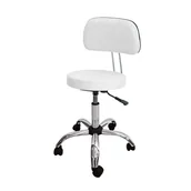 Krzesła i taborety kosmetyczne - TF IV LUX Taboret fryzjerski Rodzaj obicia: Skaj Basic, Rodzaj podstawy: 4Q - miniaturka - grafika 1