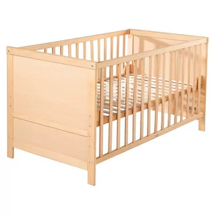 Naturalne łóżeczko 70x140 cm – Roba - Łóżeczka i kojce - miniaturka - grafika 1