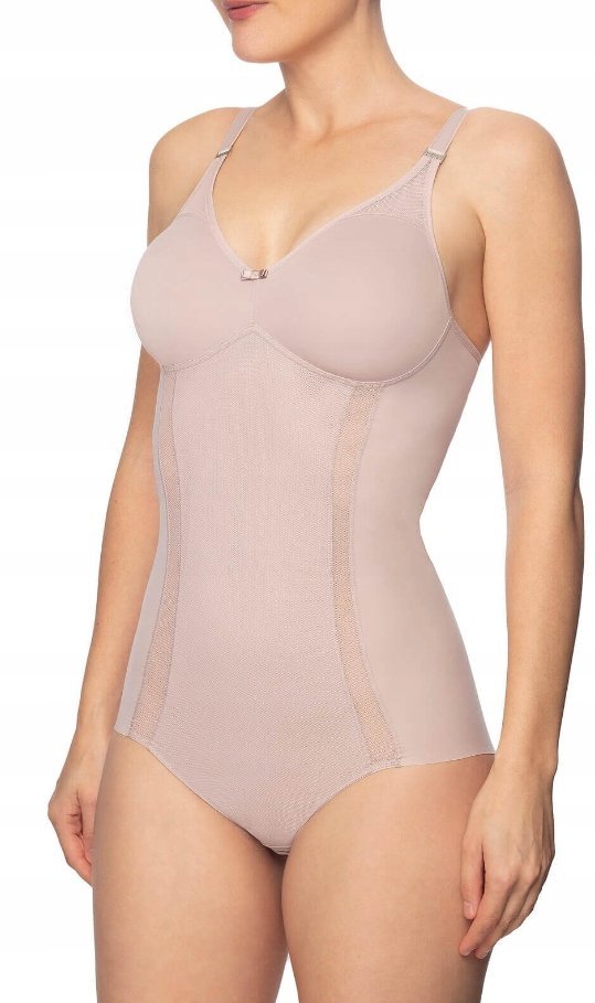 Felina body modelujące wyszczuplające Divine Vision beżowe bez fiszbin 75D
