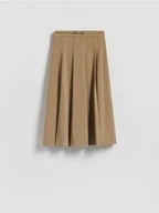 Spódnice - Reserved - Plisowana spódnica - beżowy - miniaturka - grafika 1
