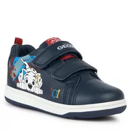 Buty dla chłopców - Sneakersy Geox B New Flick Boy B361LA 00085 C4211 M Navy/White - miniaturka - grafika 1