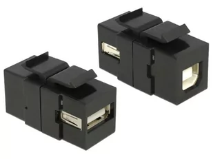 Delock Moduł keystone USB-A - USB-B - Kable komputerowe i do monitorów - miniaturka - grafika 1