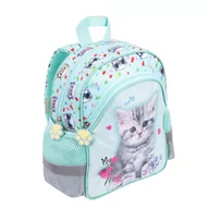 Plecaki szkolne i tornistry - St.Majewski, Plecak Przedszkolny My Little Friend Mint Kitty - miniaturka - grafika 1