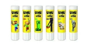 Klej w sztyfcie Minecraft 21g (12szt) UHU - Lambo - Kleje biurowe - miniaturka - grafika 1