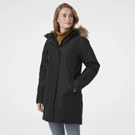 Płaszcze damskie - Damski Płaszcz ocieplany HELLY HANSEN W ADEN WINTER 53504_990 – Czarny - miniaturka - grafika 1
