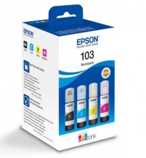 Tusz Epson 103 C13T00S64A 4x65ml CMYK Oryginał
