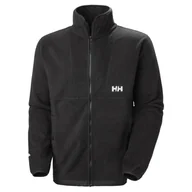 Bluzy męskie - Polar HELLY HANSEN YU FLEECE JACKET 54018_990 – Czarny - miniaturka - grafika 1