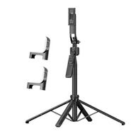 Selfie stick - C17 Smart AI Tracking Anti-Shake Gimbal Statyw, Selfie Stick, Quad-Leg Stand z podwójnym światłem wypełniającym - miniaturka - grafika 1