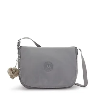 Kipling EARTHBEAT M Średnie Torby Crossbody, Inviting Grey Szary - Torebki damskie - miniaturka - grafika 1