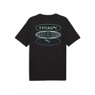 Koszulki sportowe męskie - Męska koszulka Graphics 3 Circles PUMA Black - miniaturka - grafika 1