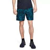 Spodnie męskie - Under Armour UA LAUNCH SW 7'' PRINTED SHORT-GRY - M 1326573-073_M - miniaturka - grafika 1