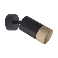 Lampy ścienne - Czarno-beżowy kinkiet ścienny w kształcie tuby 91-28365 z serii CONTI - miniaturka - grafika 1