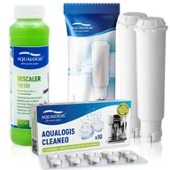 Akcesoria i części do ekspresów do kawy - Zestaw Bosch, Filtr Aqualogis AL-TES46 2szt, Aqualogis Verde 250ml, Aqualogis Cleaneo 10szt - miniaturka - grafika 1