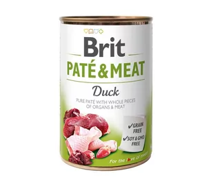 Brit PATE & MEAT DUCK 800g 26907-uniw - Mokra karma dla psów - miniaturka - grafika 1